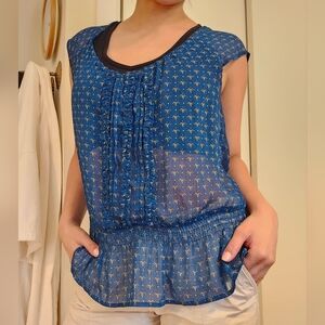 Mossimo Women’s Shear Blue Top